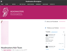 Tablet Screenshot of headmastershairteam.co.uk